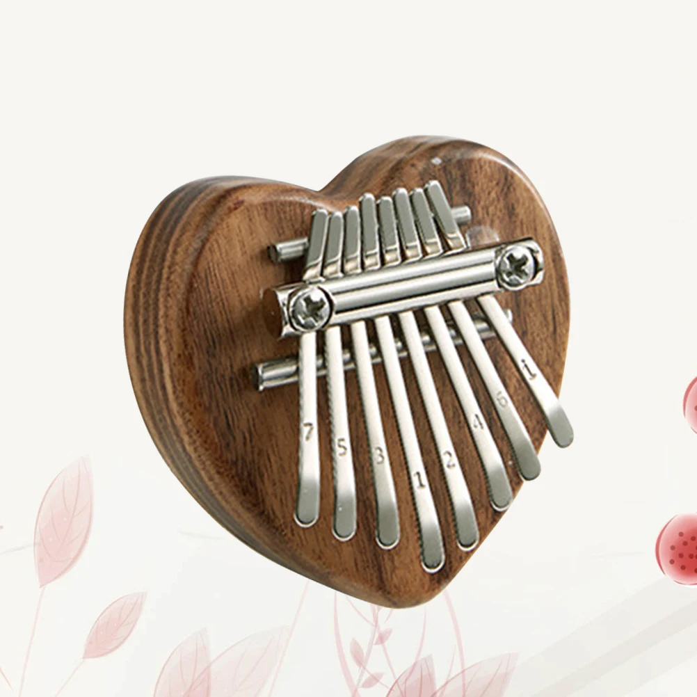 

8 Keys Thumb Toy for Kids Assembly Finger Piano Educational Plaything Mini Small Instrument Bamboo