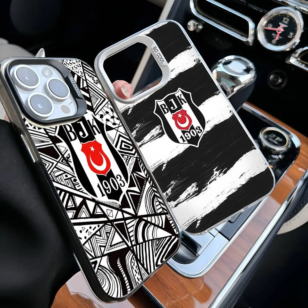 

Fashion B-Besiktas BJK Phone Case For IPhone 17 16 15 14 13 12 11 Pro MAX Matte Shockproof Back Anti Fall Matte Cover