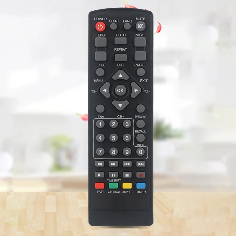 

【C】High Definition Digital Remote Control for DVB-T2 Smart Television STB HDTV Set Top Box - Universal Remote Control
