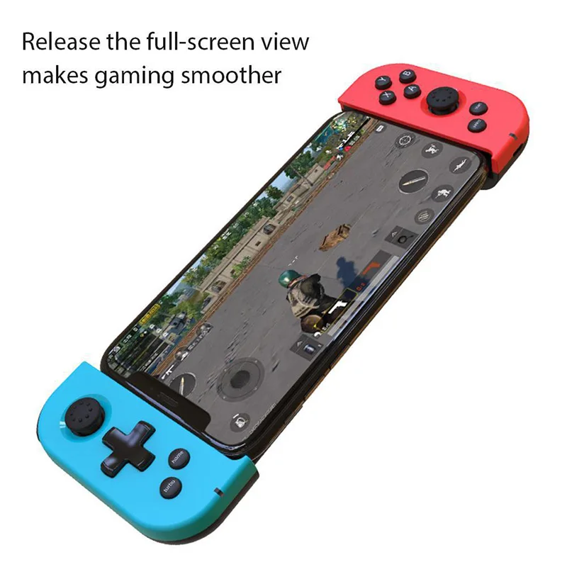 New Wireless Bluetooth Telescopic Game Handle Remote Sensing Control Mobile Game with USB Cable Suitable for Android IOS Phone