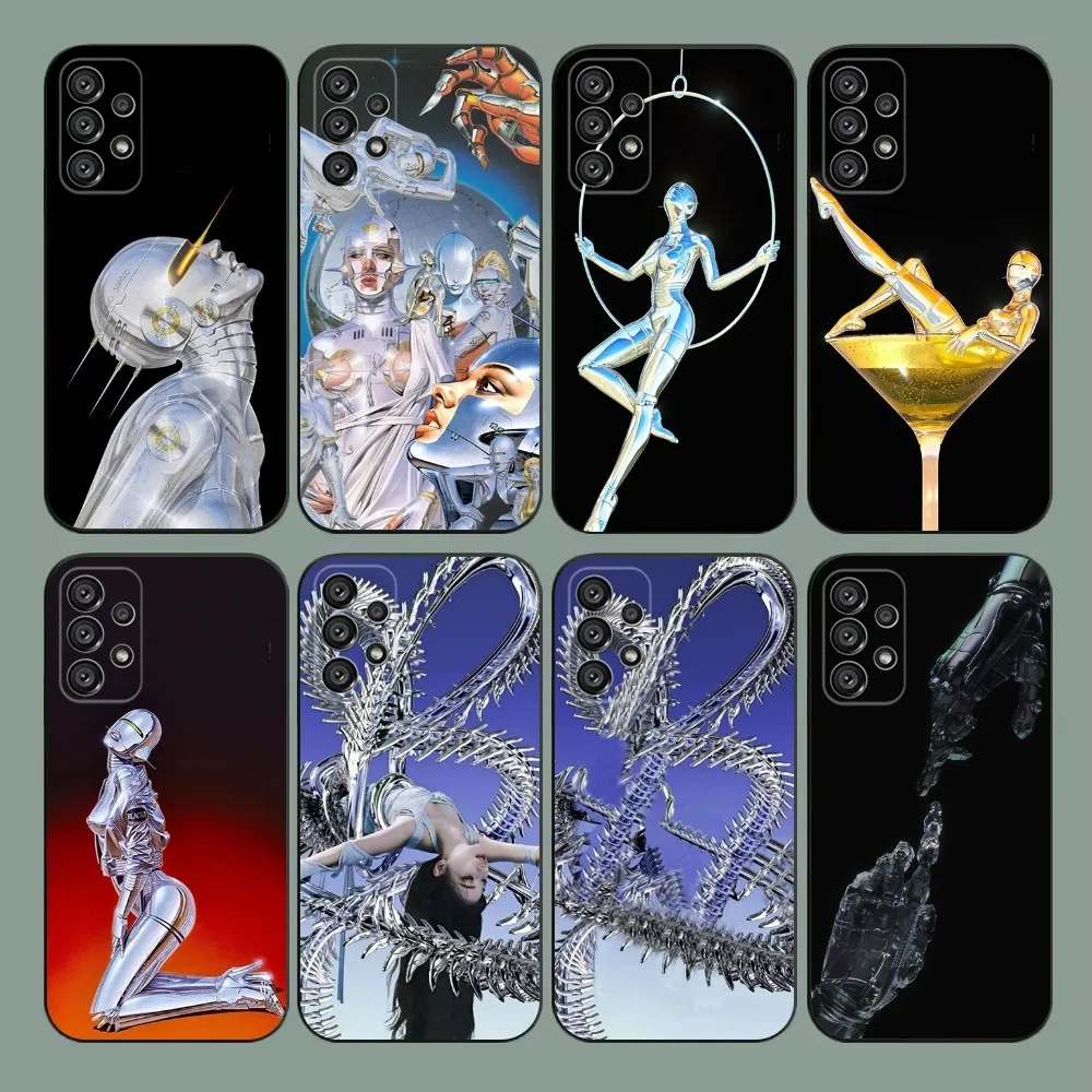 H-Hajime S-Sorayama Art Phone Case For Samsung Galaxy A20,A21s,A22,A31,A32,A52,A53,A72,73,A80,A91 Soft Black Cover