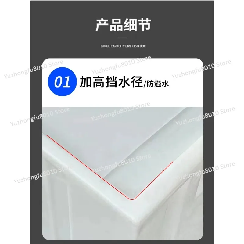 

Новый автомобильный ящик для рыбалки, транспортное ведро для живой рыбы, утолщенный экологически чистый пластиковый резервуар для хранения