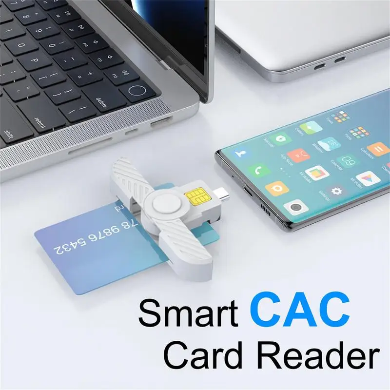 Card Reader retractable CAC Smart Card Reader SIM Card/IC Bank Chip Reader for Windows Phone Linux