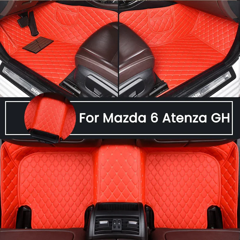 

Car floor mats for Mazda6 Mazda 6 Atenza GH 2007~2011 Interior Details Car Accessories Carpet Custom auto foot Pads Leather Mat