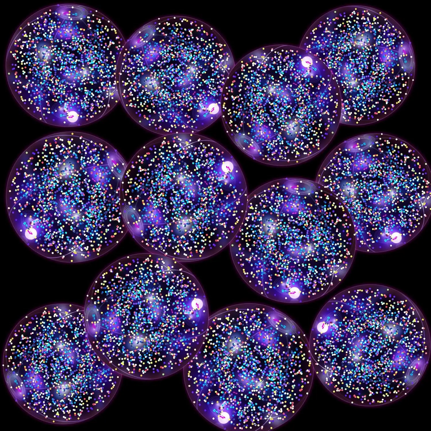 

Набор из 12 светящихся в темноте LED-шаров для пляжа, 12 дюймов, с конфетти и блестками, надувные шары для бассейна