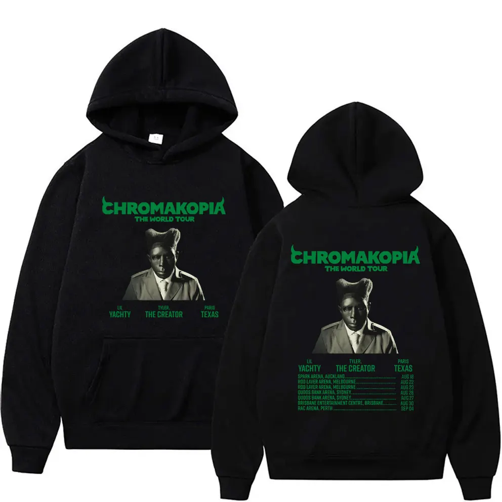 

Tyler The Creator Chromakopia The World Tour Graphic Hoodie Male Casual Oversized Pullover Men Women Fashion Hip Hop Tracksuit