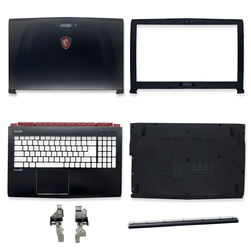 

New For MSI GE62 GE62VR GE62MVR MS-16J1 MS-16J2 MS-16J3 Laptop LCD Back Cover Front Bezel Hinges Cover Palmrest Bottom Case