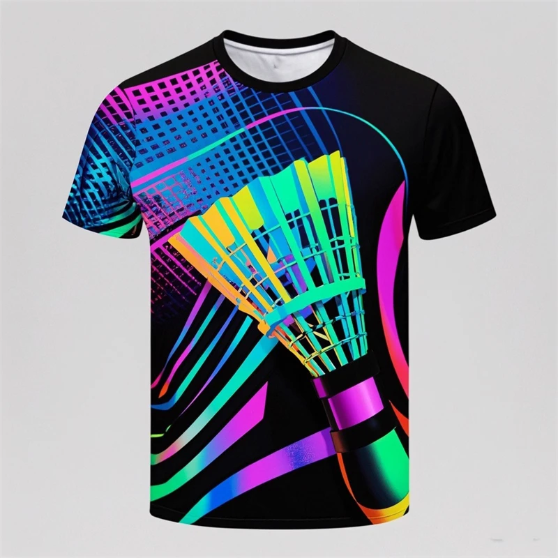 Новые футболки с 3D принтом дл – обзор и цена Badminton Kids