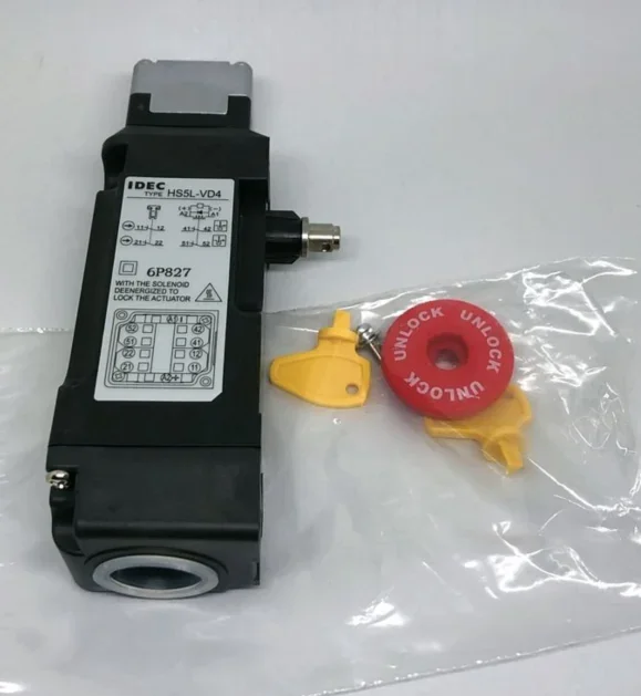 2025.4 IDEC Original und Feder HS5L-VD 44LM-G HS5L-VD 44SM-G Sicherheitstürschlossriegel ist von der Seite ausgetauscht.