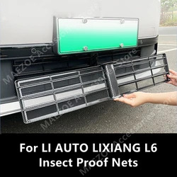 For LI AUTO LIXIANG L6 Snap On Installation Of Insect Proof Nets,Car Exterior Modification Protection Accessories Refit