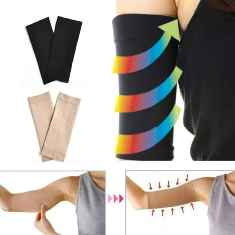 

2PC Weight loss Calorie Slim Arm Leg Shaper Fitness Leg Slim Shaper Burning Fat Socks Slim Wrap Arm Shaper Body Slimming Tool