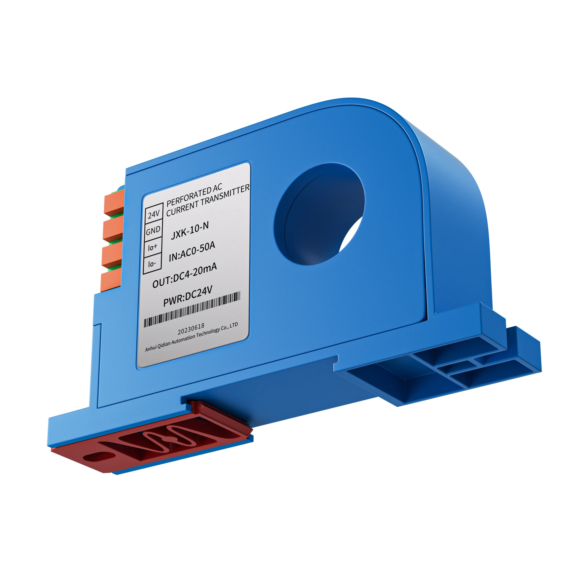 Imagem -03 - Transmissor de Corrente ca 420ma Transdutor dc Relé Rs485 010v 05v 0-100a 0-200a Sensor de Corrente Dc24v Hall