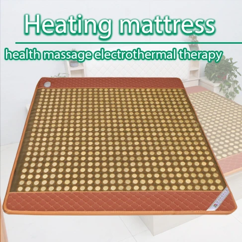 Natural jade mattress, can sleep two people, with massage heating and beauty functions