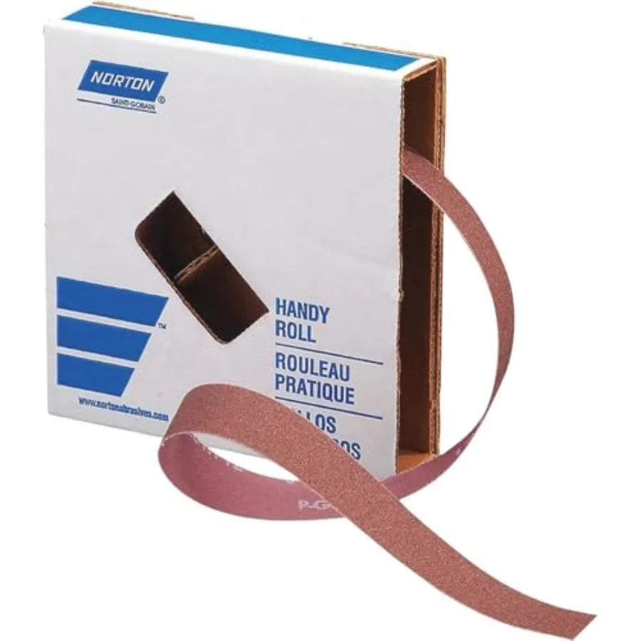 

Metalite Cloth Backed Sandpaper Roll 280 Grit Sandpaper Woodworking and Automotive Sandpaper 1 Inch Wide Continuous Roll of 50