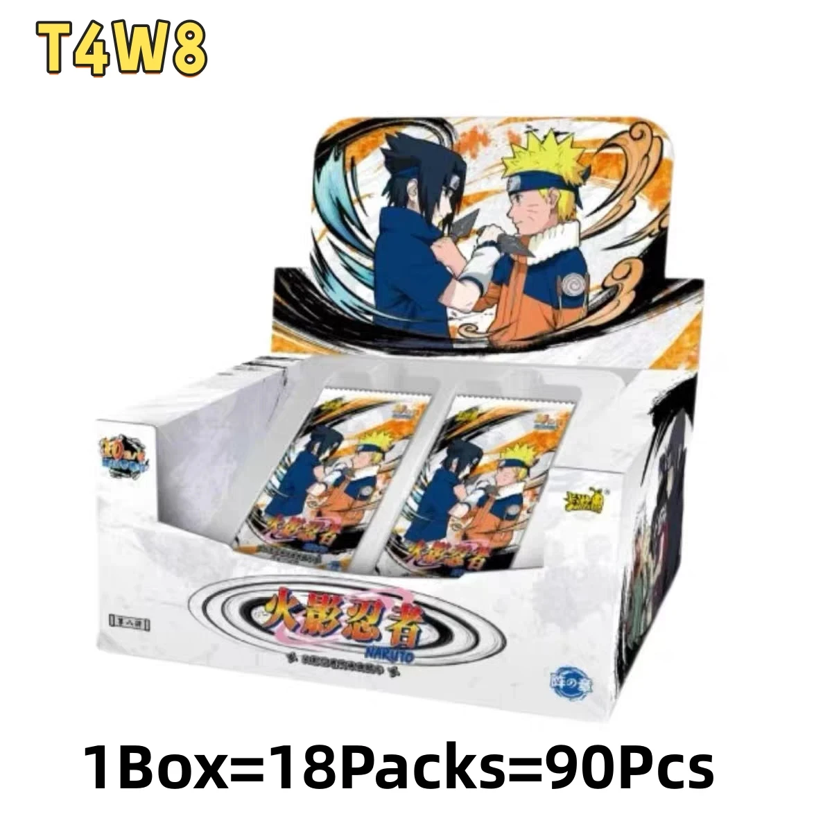 KAYOU NARUTO ナルトカード 未開封BOX W8T4 KAYOU Naruto Shippuden T4W8 Array Chapter 8 Booster Box Licensed