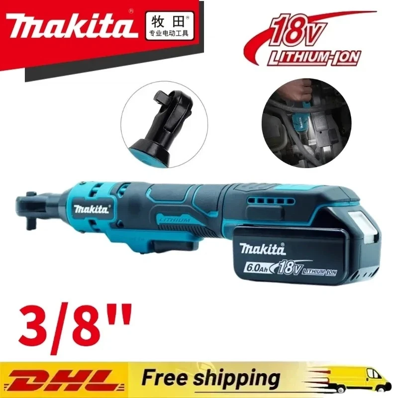 llave-de-trinquete-makita-con-cabezal-extendido-inalambrica-para-quitar-tornillos-y-tuercas-220nm-3-8-1-2-herramienta-electrica-para-bateria-de-21v