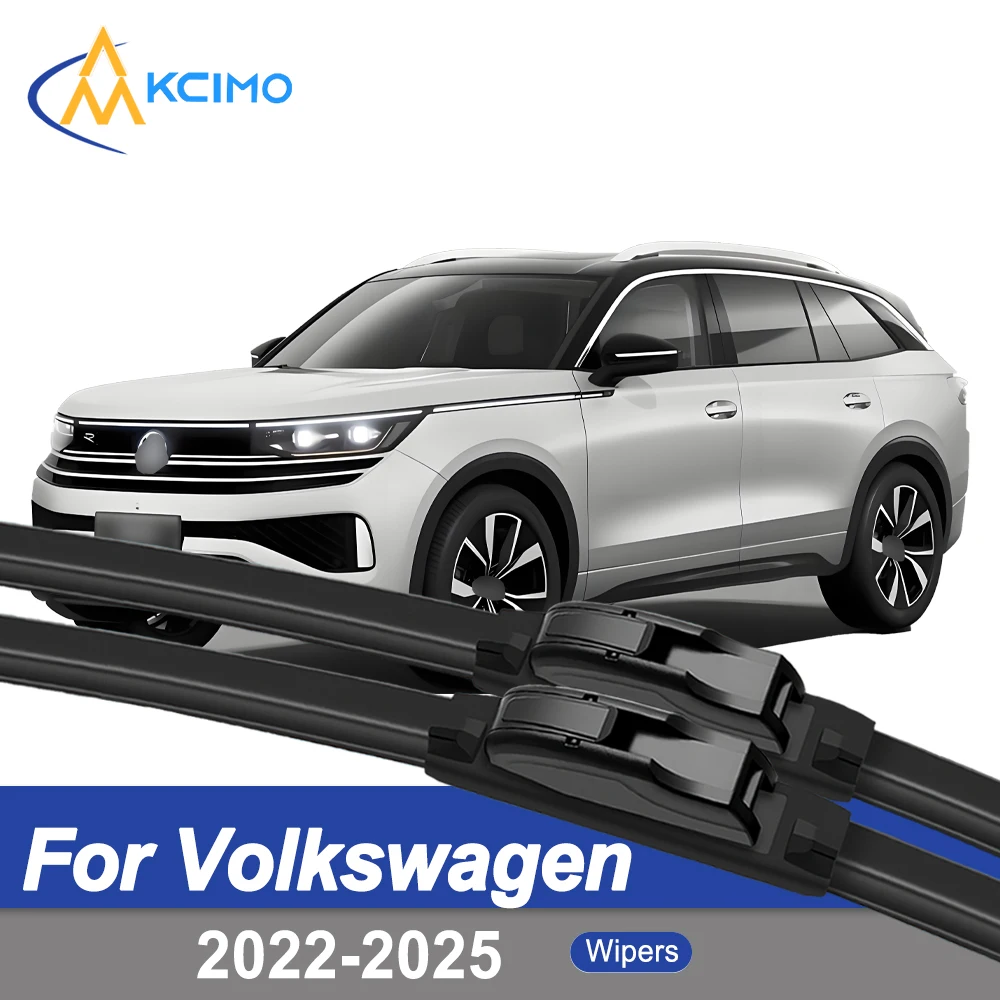 

Резиновые прочные бесшумные щетки стеклоочистителя премиум-класса, 2 шт. для Volkswagen Tavendor 2022-2025, комплект щеток переднего стеклоочистителя