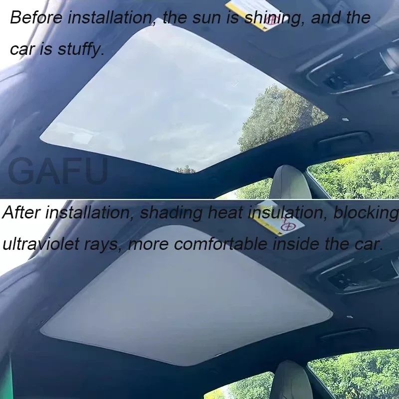 For ZEEKR 001 X 2022 2023 car Skylight Shade Sun Shield Heat Insulation Sun Block Window Shade Car Interior Modified Supplies