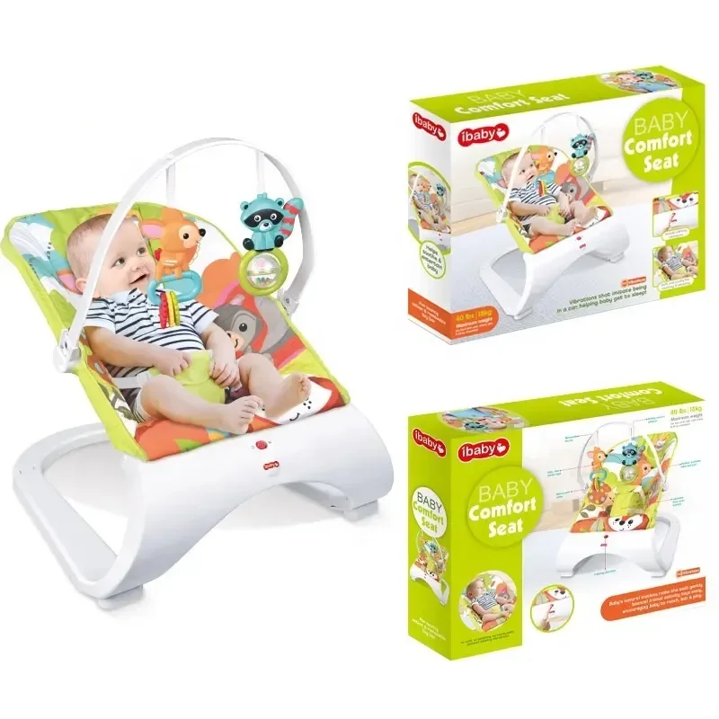 Brinquedos elétricos precoces cadeira de balanço do bebê brinquedo elétrico do bebê menino balanço de dormir com pendurado crianças brinquedos presentes