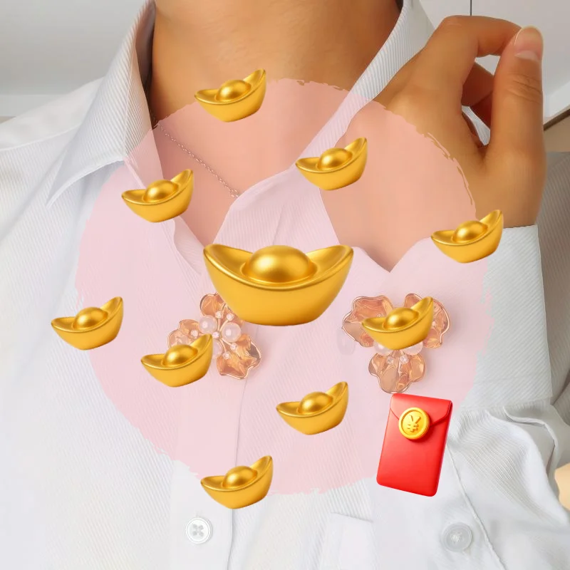 

Premium Button Cover Set Rhinestone Embellished Clips | Shirt Dress Two-in-One | Seamless Installation | Christmas Gift Choice