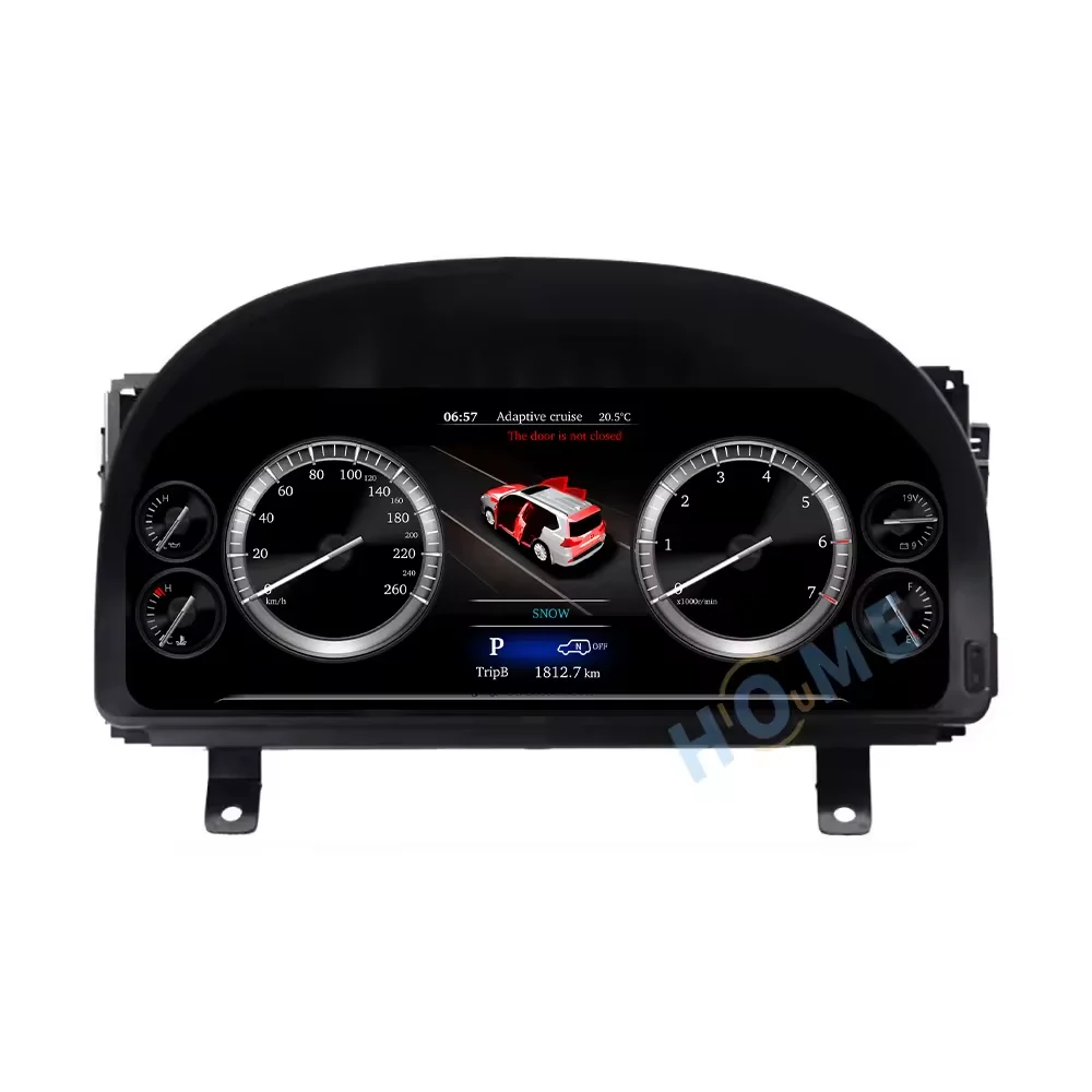 

12.3-inch LCD Digital Cluster for Alphard 2008-2018 Interior Retrofit Kit Digital Dashboard Linux System