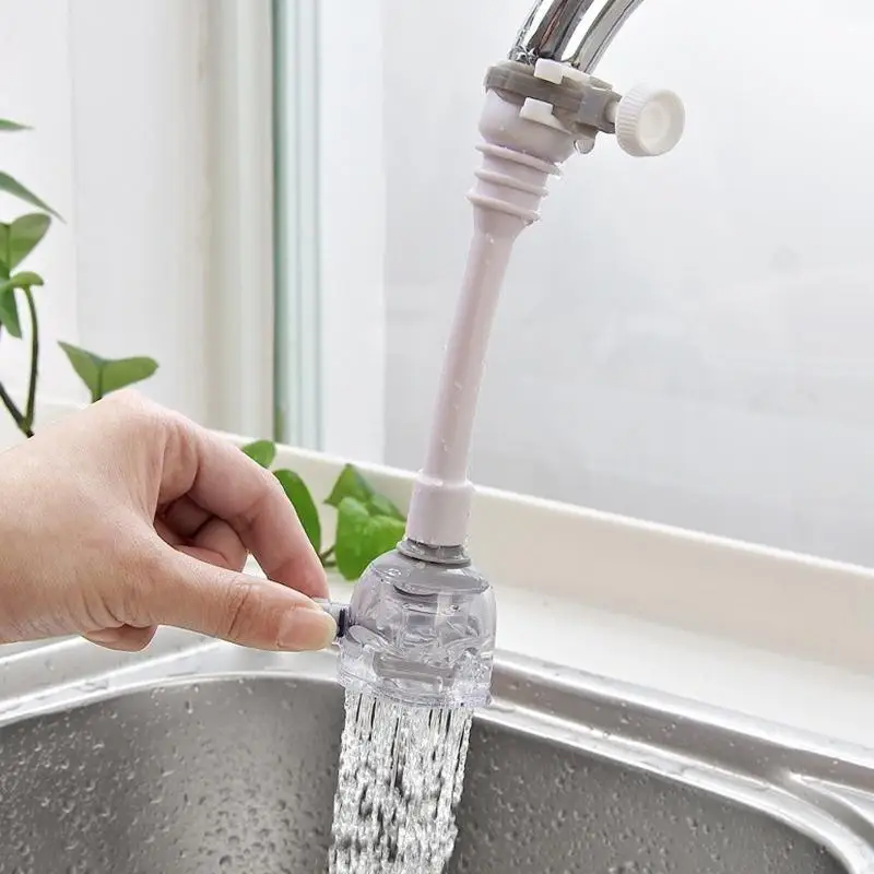 Splash-proof Headband Valve Pressure Reducing Water Spout Water Saver Kitchen Faucet Filter
