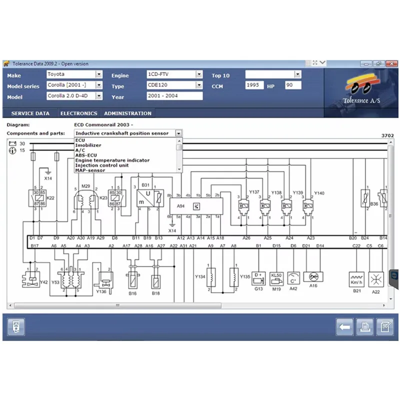 Hot Sell Tolerance Data 2009.2 Auto Repair Data with Free Keygen Unlimited Installation Auto Repair Program Diagnostic Software