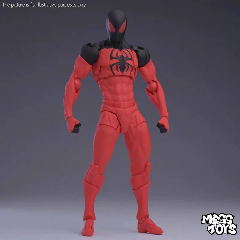 

Hot Spider-Manr Action Figure Scarlet Spider Figures Joints Movable Collectible Doll Spiderman Model Toy Desktop Ornaments