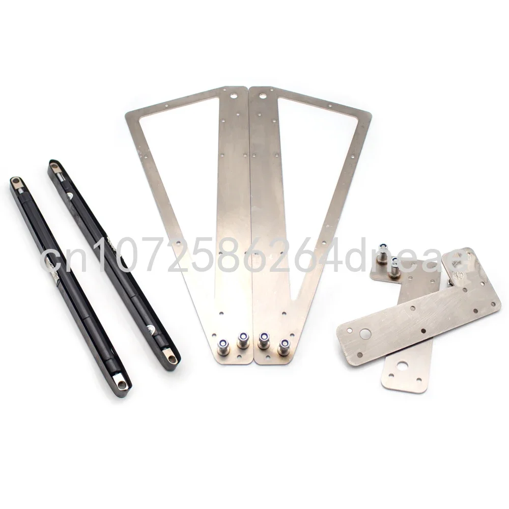 Wall Bed Mechanism Hydraulic Hinge Hidden Bed Hardware Kit Fold Down Bed for 0.9-2M Bed