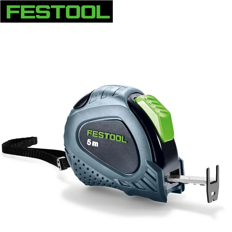 Festool-fita Métrica de Precisão de Alta Dureza Canteiro de Obras Exterior e Interior Ferramenta de Medição 5m ± 001 cm