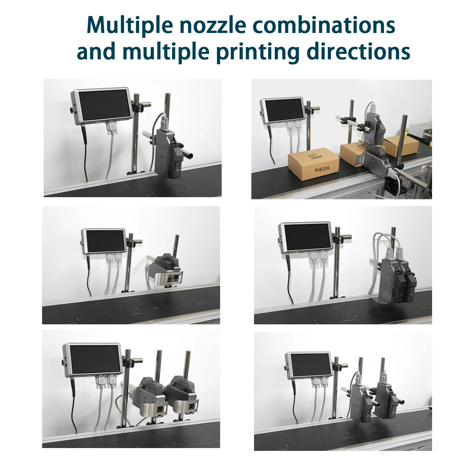 Phezer 2025 HP 新しいオンラインインクジェットプリンタ PRX-1000 QR コードバーコードシリアル番号有効期限ラベルプリンタ