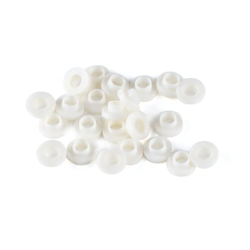 100Pcs TO-220 Transistor Plastic Insulation Washer + 100Pcs TO-220 Isolated Silicone Pad Sheet Strip