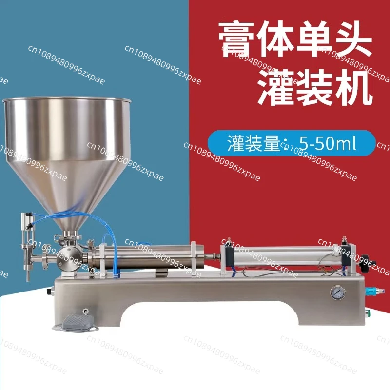 Honey Filling Machine Auto Pneumatic for Beverage Oil Ketchup-High Accuracy Bottles & Cases Packaging