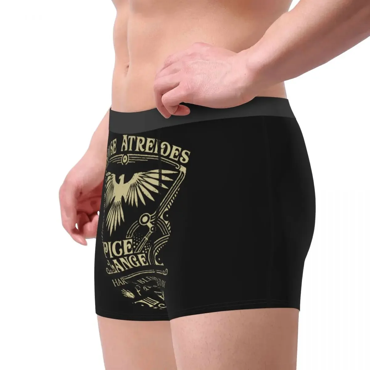 Printed Boxer Shorts Panties Briefs Men House Atreides Arrakis Underwear Science Fiction Breathable Underpants for Homme