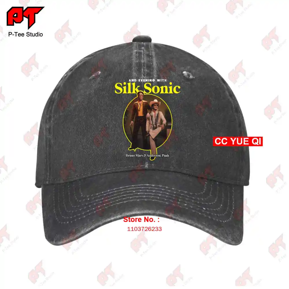 Silk Sonic Bruno Mars Anderson Paak Las Vegas Baseball Caps Truck Cap Z7BE