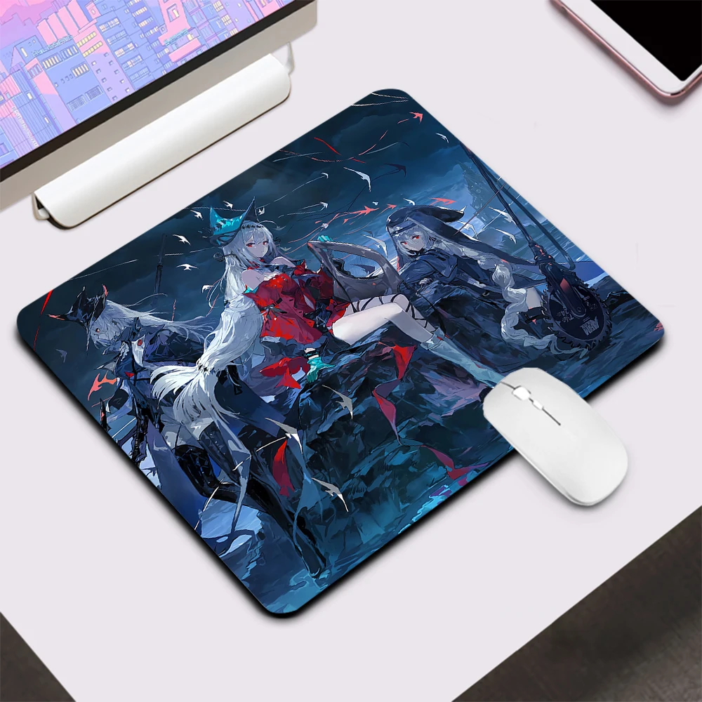 

Arknights Small Gaming Mouse Pad Computer Office Mousepad Keyboard Pad Desk Mat PC Gamer Mouse Mat XXL Silicone Laptop Mausepad