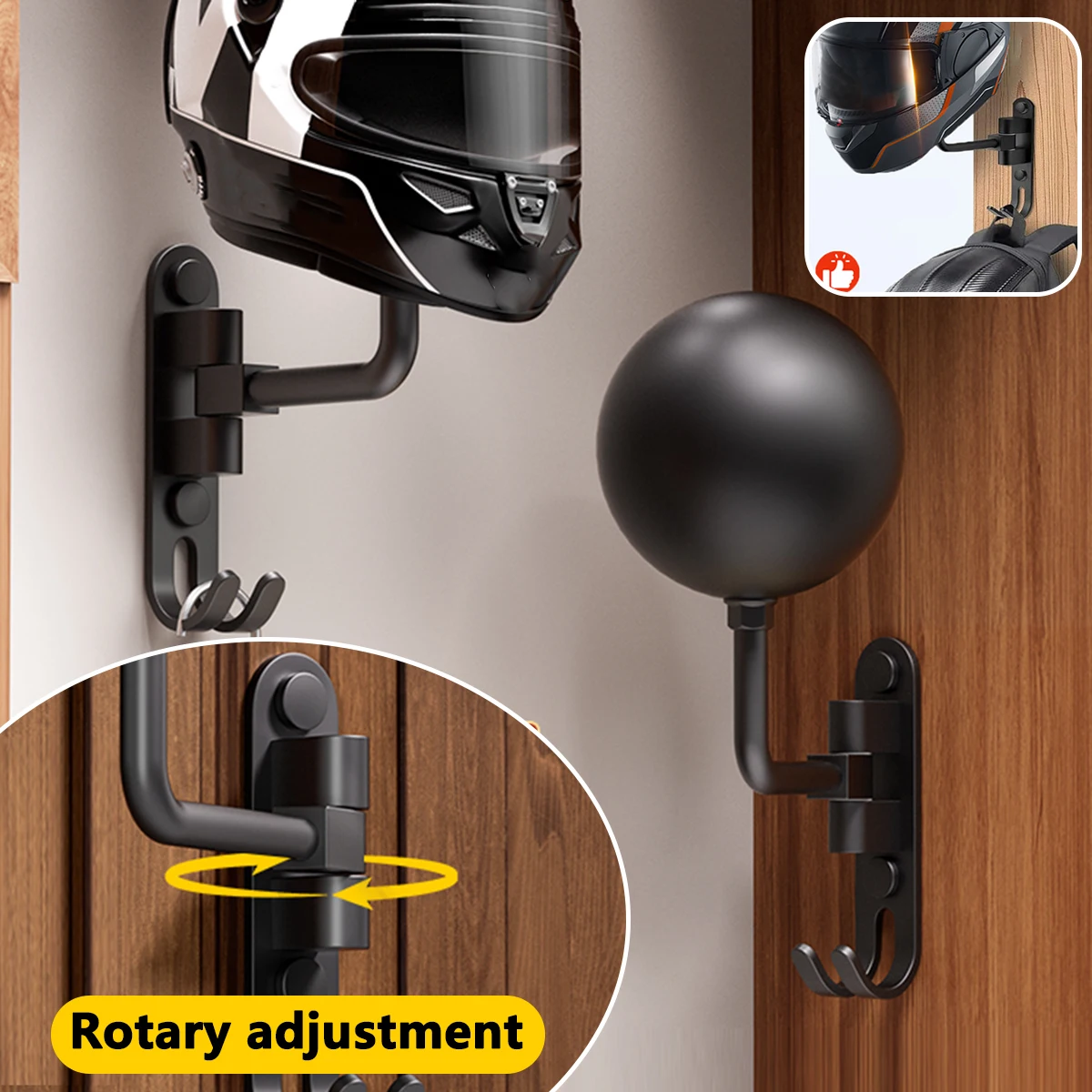 bike mount motorcycle helmet hanger Rack by Moto Loot So please be aware your country might have customs or duty fees when ordering internationally. Wall Mount Motorcycle Helmet Rack