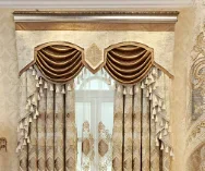 

New Luxury European-style Curtains for Living Room Bedroom Embroidered Modern Decorative Curtains Blinds Blackout Curtains