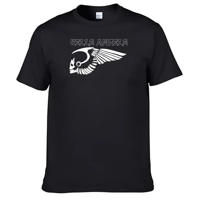 Motorcycles Club Hells Angels T-shirt 100% Cotton Men Shirt N011