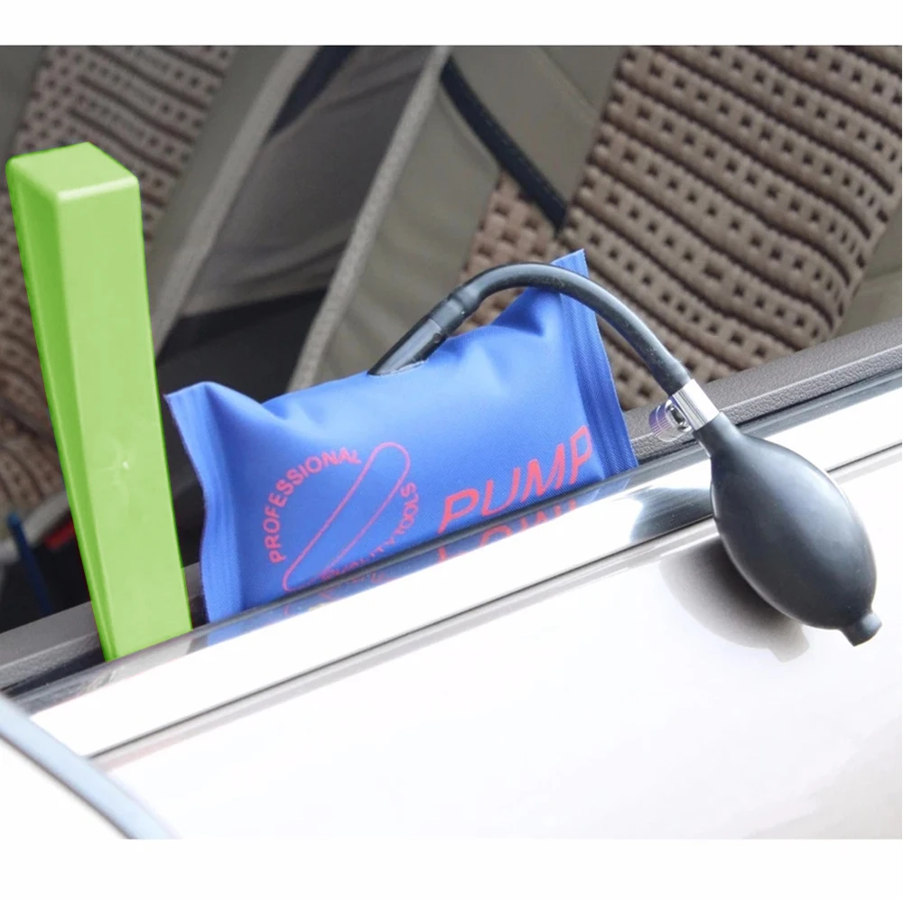 XNRKEY Locksmith Tool Airbag Wedge Locksmith Hand Tool Pick Set Open Car Door Auto Airbag Window Repair With Blue Colour