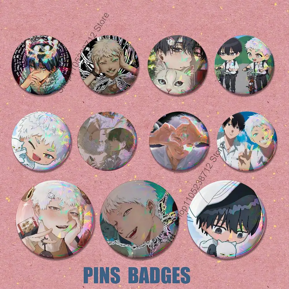 

Anime The S-Summer Hikarus D-Dieds Button Pin Bright Printed Icon Gift For Friends Badge Collar Brooch Lapel Pin Metal