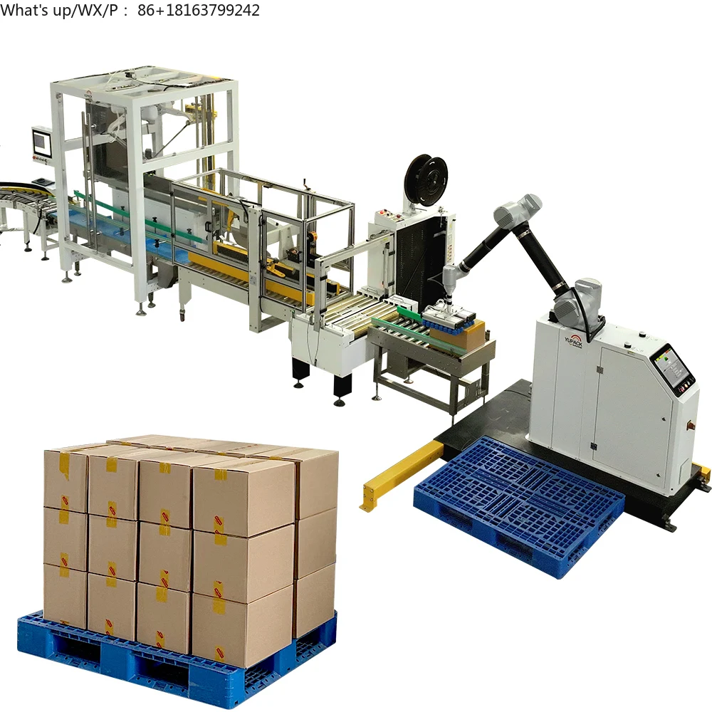 Integriertes Gehäuseformungs-Verpackungssystem, automatischer Hochgeschwindigkeits-Koffer-Erektor und Packer