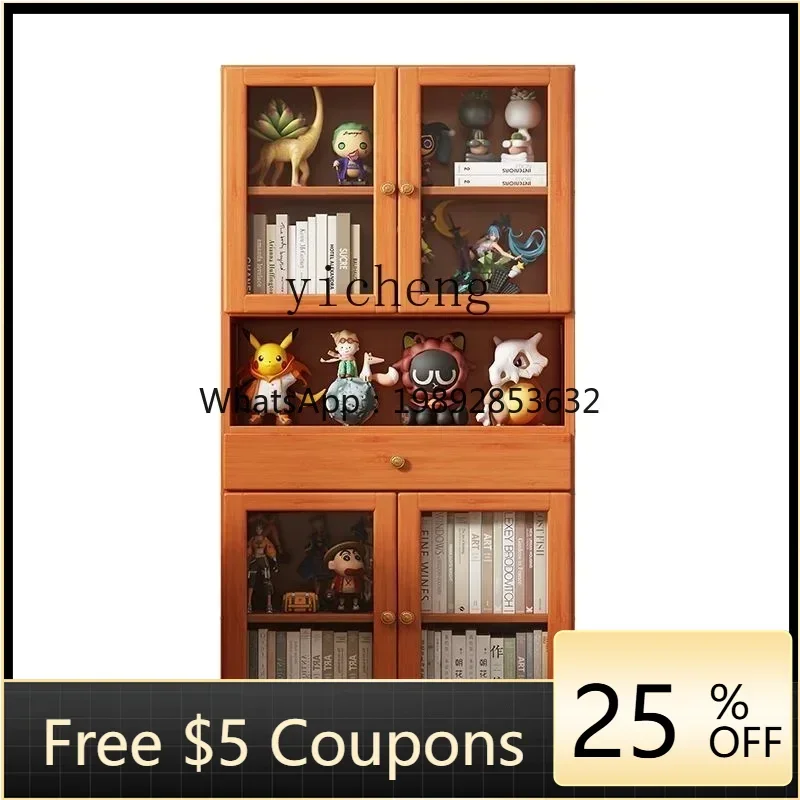 

DF ZWS. Transparent figure cabinet Model ornament cabinet Glass storage toy display cabinet