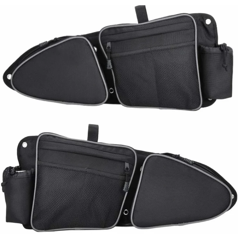 For Premium Offroad Front Door Side Storage Bag Set w/Knee Pad  2014-2023 Polaris RZR XP Turbo Turbo S 1000 S900 Side Door Bags