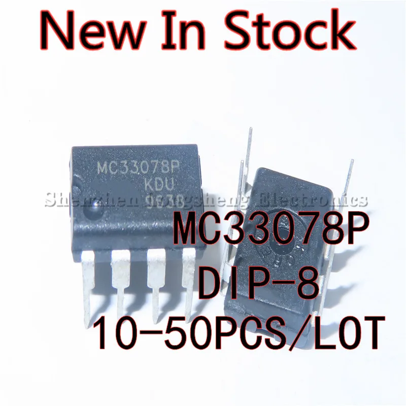 

10-50PCS/LOT MC33078P MC33078PG MC33078 DIP-8 Dual Operational Amplifier New In Stock