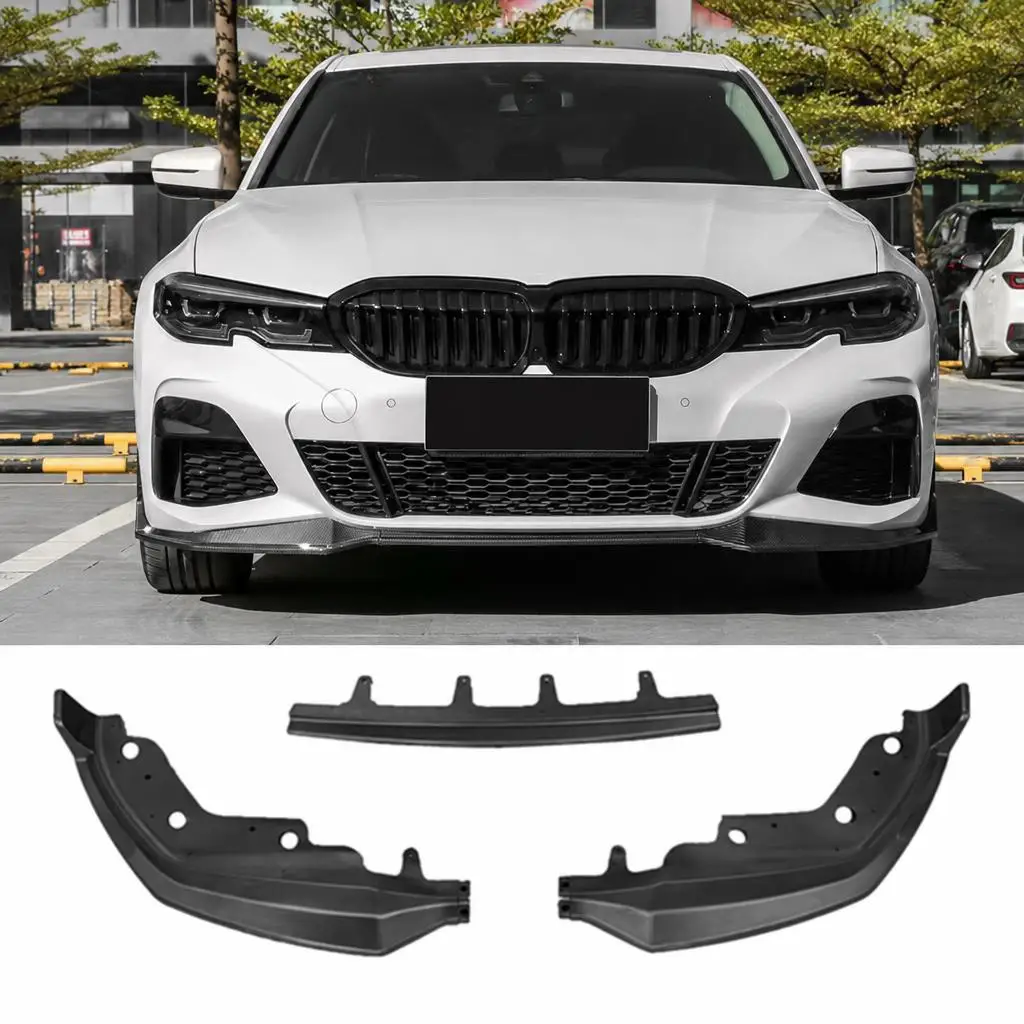 Image of Frontstoßstangen-Splitter-Diffusor-Spoiler für BMW 3er G20 2019–2021, langlebig, strapazierfähig, hochwertige Automobilteile