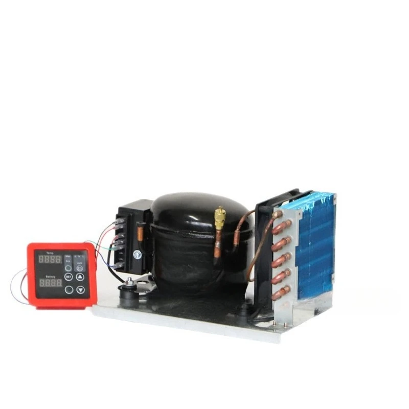 BD25HC DC compressor condensing unit Micro refrigeration unit Air-cooled refrigerator unit R134a12V24V