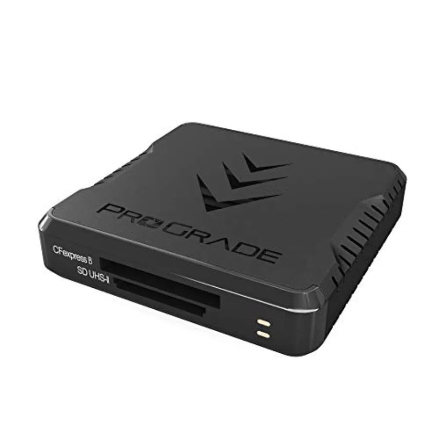 

CFexpress Type B and SD UHS-II Dual-Slot Memory Card Reader by USB 3.2 Gen 2 for Professional Filmmakers Photographers and Cont