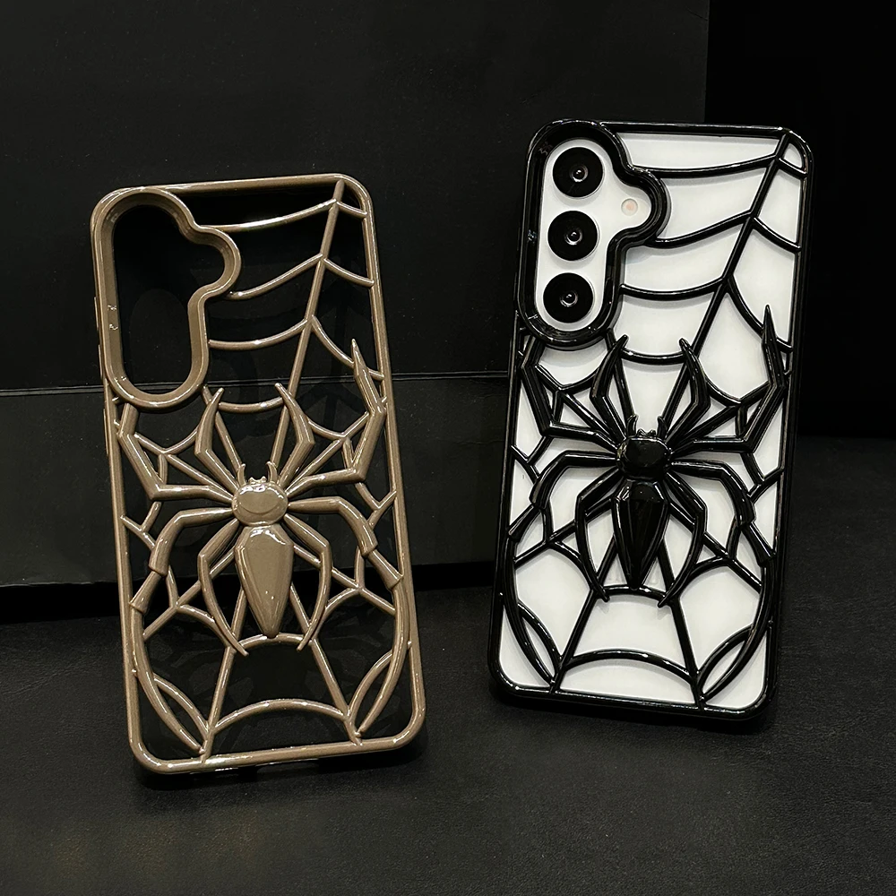 Coole 3D Spider Hollow Dissipate Heat Handyhülle für Samsung Galaxy A16 A13 A26 A36 A56 A54 A55 A06 A04 Weiche Silikonhülle – Detail 13