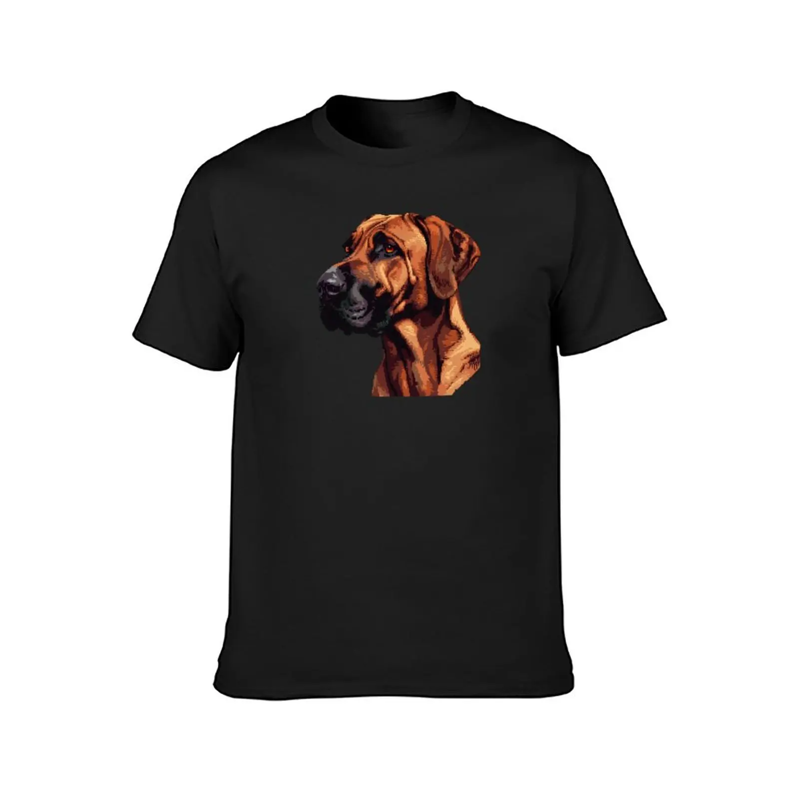 16-bit Pixel Art Rhodesian Ridgeback T-Shirt hippie clothes funnys shirts graphic tees clothes for men